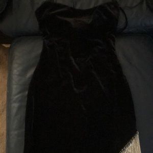 Black Velour Dress